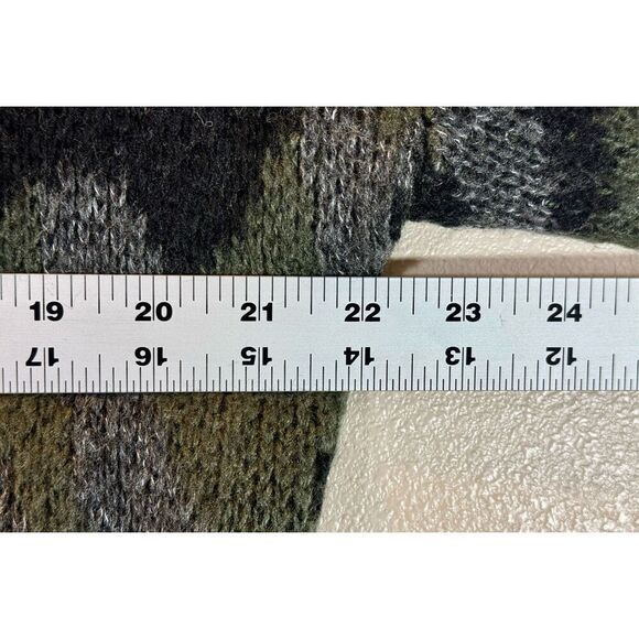 John + Jenn Andre Camo Open Front Mid Length Cardigan Sweater Women's XS - Picture 10 of 10